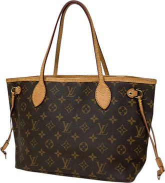 Louis Vuitton Brown Monogram Handbag Tote Bag (Pre-Owned)