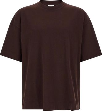 Dries Van Noten Heno T-shirt - Heren - Shirts - Bruin - L - Katoen - Tops