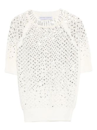 Ermanno Scervino Short Sleeve Sweater