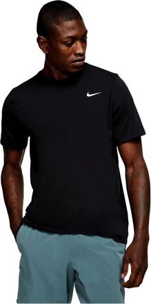 Nike Mens M Nk Df Tee Dfc Crew Solid T-Shirt, Black/(White), XL EU