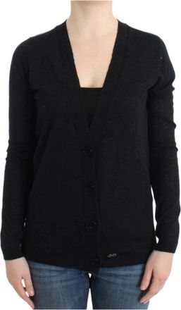 Costume National Lichtgewicht Vest - Dames - Vesten - Grijs - S - Wol - Truien & Vesten