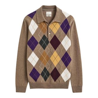 GANT Cardigan - - Knitwear - Uomo - Marrone - XL