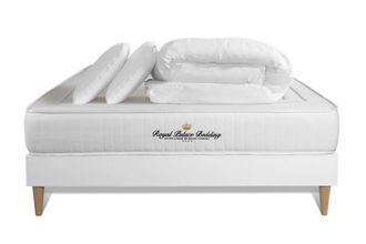 Royal Palace Bedding Pack colch&oacute;n negro muelles y viscoel&aacute;stica 160 x 200