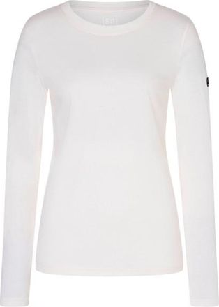 super.natural Casual Bio Cotton L/S Merinoshirt f&uuml;r Damen | wei&szlig;
