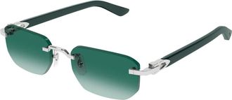 Cartier Sunglasses, male, Gray, Size: 53 MM Sunglasses