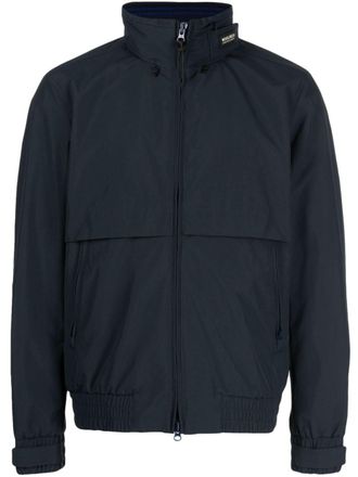 Woolrich high-neck zip-up jacket - men - Polyester/Polyamide - S - Blue