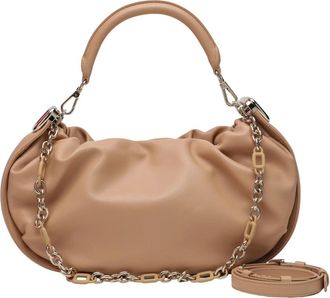 Roger Vivier Middelgrote Schoudertas Viv Choc Royale - Dames - Schoudertassen - Beige - ONE Size - Tassen