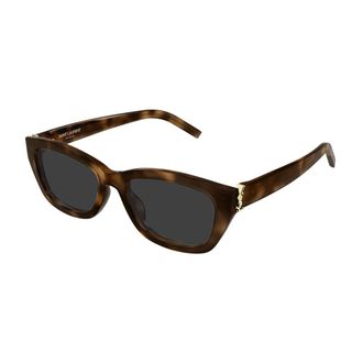 Saint Laurent Sunglasses, unisex, Brown, Size: 55 MM Slim Cat-eye Sunglasses