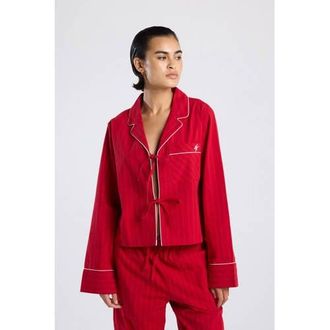 America Today pyjamatop Mandy rood/roze