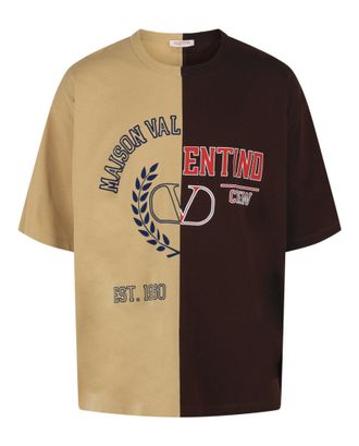 Valentino Two-Tone Paneled T-Shirt