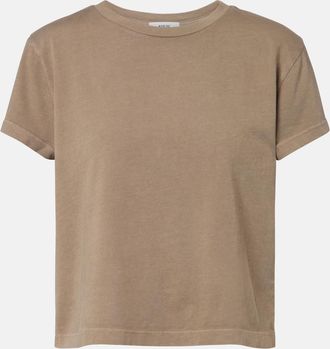 A Gold E Adine cotton jersey T-shirt