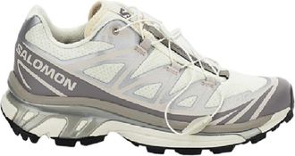 Salomon White XT-6 Mesh TPU Sneakers