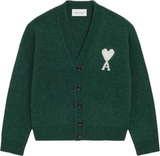 Ami Dames, Truien, Groen, Maat: M Wol