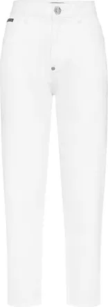 Philipp Plein Jeans Mom Fit - Bianco