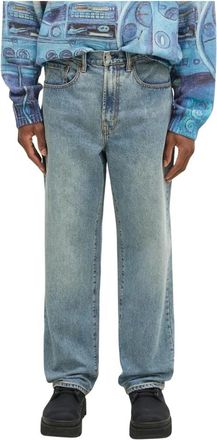 Thisisneverthat Heren, Jeans, Blauw, Maat: XL Katoen