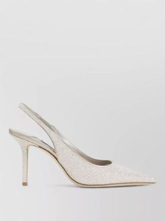 Jimmy Choo London silk slingback pumps