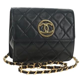 Chanel Pre-owned Vintage Shoulder Bag - Dames - Pre-owned - Zwart - Maat: ONE Size Leer