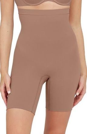 Spanx High Waist Shaping Shorts in Cafe Au Lait at Nordstrom Rack, Size 4
