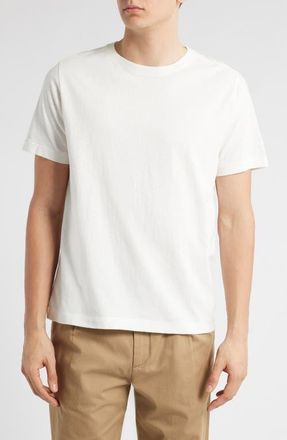 Merz b. Schwanen Organic Cotton & Hemp T-Shirt in White at Nordstrom, Size Xx-Large