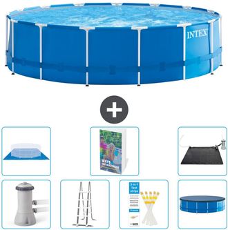 Intex Piscina Con Estructura Redonda - 457x122 Cm - 8-piezas S562