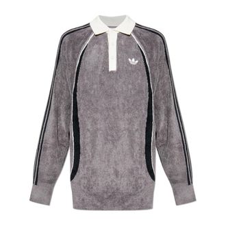adidas Polo met Geborduurd Logo - Heren - Polos - Grijs - M - Tops