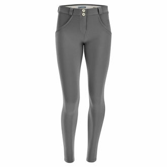 Freddy Leggings FREDDY Leggings WRUP2RC001ORG, Damen, Gr. XL, EURO, grau (pewter), Obermaterial: 81% Baumwolle CO. 19% Elasthan EL., Hosen Leggings