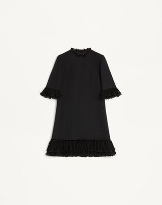 Valentino Crepe Couture Short Dress Wo