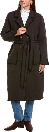 NVLT Nvlt Longline Eyelash Wrap Coat