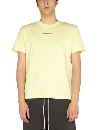 Department Five Yellow Crew Neck T-Shirt