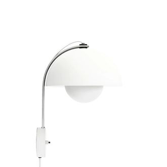 &tradition Flowerpot Wandleuchte VP8, matt weiss