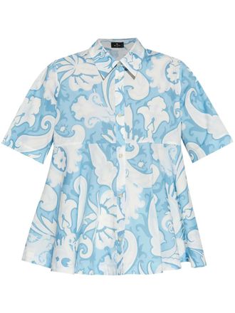 Etro printed blouse - Blue