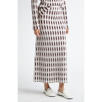 Zankov Elisabetta Knit Wool Skirt in Ivory/Tawny at Nordstrom Rack, Size X-Small