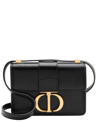 Dior Black Calfskin 30 Montaigne Box Micro Shoulder Bag (Authentic Pre-Loved)