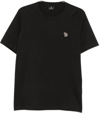 Paul Smith T-shirt in cotone con logo Zebra di Ps By Paul Smith