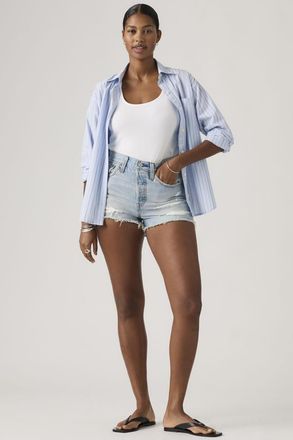 Levi's 501 Original High Rise Shorts - Mujer - 23 - Azul / Welcome Party