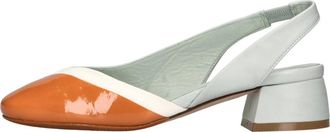 Lorena Paggi Lorena Paggi, Schoenen, Dames, Veelkleurig, 36 EU, Leer, Leren Slingback Pumps