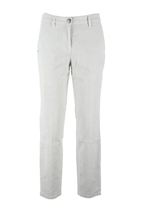 Jacob Cohen Marina Velvet Slim Pants - White