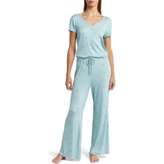 Honeydew Intimates Good Times Pajamas in Clover Rainbows at Nordstrom, Size X-Large