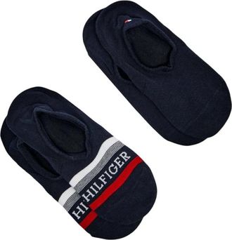 Tommy Hilfiger Heren Blauw Ondergoed Lente/Zomer Collectie - Heren - Sokken - Blauw - ONE Size - Katoen - Ondergoed