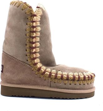 Mou Enkellaars - Dames - Winterlaarzen - Grijs - 35 EU - Leer - Schoenen