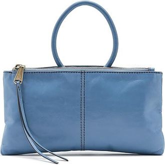 Hobo Sable Crossbody Cross Body Womens Handbags Faded Denim, Cotton/Leather