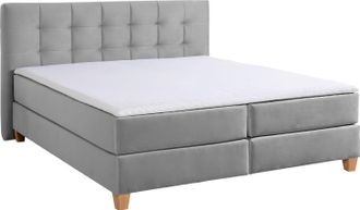HOME AFFAIRE Boxspringbett »Moulay« inkl. Topper, in Überlänge 220 cm, 3 Härtegrade, auch in H4