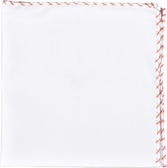 Brunello Cucinelli Multicolor Cotton Pocket Mens Square