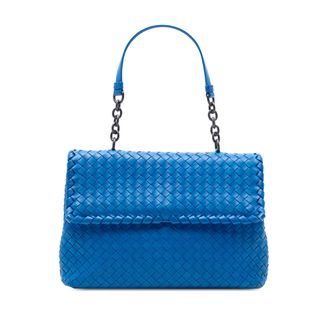 Bottega Veneta Tweedehands Medium Nappa Intrecciato Olimpia Schoudertas