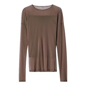 Christophe Lemaire Top Manica Lunga Ballerina - - Tops - Donna - Marrone - S