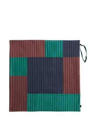 HAY dog quilted travel blanket (80x80cm) - unisex - Recycled Polyester - OS - Blue