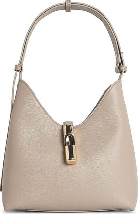 Furla S Shoulder Bag In Linen Color Leather