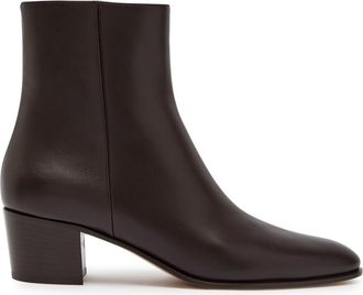 Gianvito Rossi Spencer 45 Leather Ankle Boots - Brown - 36 (IT36 / UK3)