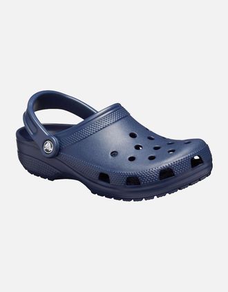 Crocs Mens Classic Mens Slip On Mules - Navy - Size: 12