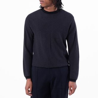 Emporio Armani Long Sleeve Sweater, Size X-Large